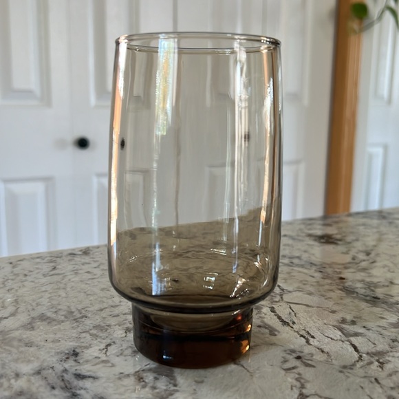 Set of 6 Vintage 1970s Libbey Tawny Stacking Tumbler Glasses - Picture 5 of 8